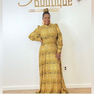 COPY - #94 Long Leopard dress